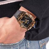 Guess Legend Black Dial Black Rubber Strap Watch For Men - GW0500G1 Buy Now By Guess