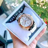 Guess Limelight White Dial White Rubber Strap Watch for Women - W1053L2 Buy Now By Guess