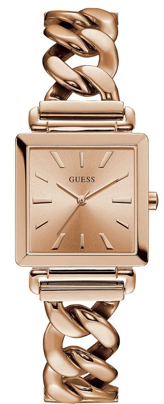 Guess Vanity Rose Gold Dial Rose Gold Steel Strap Watch for Women - W1029L3 Buy Now By Guess