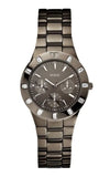 Guess XS Multifunction Quartz Brown Dial Brown Steel Strap Watch For Women - W0027L1 Buy Now By Guess