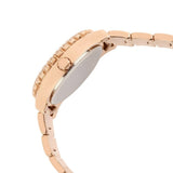 Guess Dazzler Diamonds Silver Dial Rose Gold Steel Strap Watch for Women - W0335L3 Buy Now By Guess