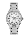 Guess Siren White Dial Silver Steel Strap Watch for Women - W0442L1 Buy Now By Guess
