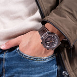 Guess Edge Chronograph Brown Dial Brown Leather Strap Watch For Men - GW0492G2 Buy Now By Guess