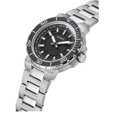 Guess Track Black Dial Silver Steel Strap Watch for Men - GW0426G1 Buy Now By Guess