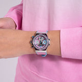 Guess Fusion Chronograph Pink Dial Pink Leather Strap Watch for Women - GW0553L5 Buy Now By Guess