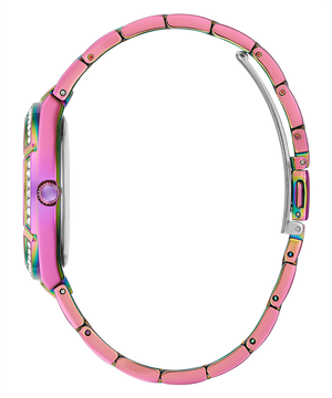 Guess Cosmo Diamonds Silver Dial Multicolor Steel Strap Watch for Women - GW0033L6 Buy Now By Guess