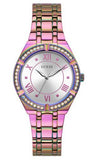 Guess Cosmo Diamonds Silver Dial Multicolor Steel Strap Watch for Women - GW0033L6 Buy Now By Guess