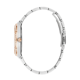 Guess Cosmo Quartz Silver Dial Two Tone Steel Strap Watch For Women - GW0033L9 Buy Now By Guess