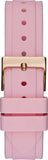 Guess Solstice Diamonds White Dial Pink Rubber Strap Watch For Women - GW0113L4 Buy Now By Guess