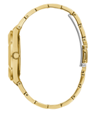 Guess Crystalline Diamonds Gold Dial Gold Steel Strap Watch for Women - GW0114L2 Buy Now By Guess