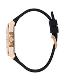 Guess Venus Diamonds Black Dial Black Rubber Strap Watch for Women - GW0118L2 Buy Now By Guess