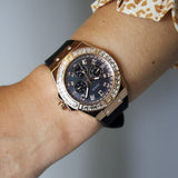 Guess Venus Diamonds Black Dial Black Rubber Strap Watch for Women - GW0118L2 Buy Now By Guess