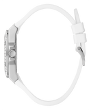 Guess Venus Diamonds White Dial White Rubber Strap Watch for Women - GW0118L3 Buy Now By Guess