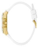 Guess Venus Diamonds White Dial White Rubber Strap Watch for Women - GW0118L5 Buy Now By Guess
