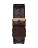 Guess Edge Chronograph Brown Dial Brown Leather Strap Watch For Men - GW0492G2 Buy Now By Guess