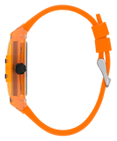 Guess Phoenix Multifunction Black Dial Orange Rubber Strap Watch For Men - GW0203G10 Buy Now By Guess