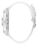 Guess Phoenix Multi Function Silver Dial White Rubber Strap Watch for Men - GW0203G1 Buy Now By Guess