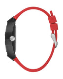 Guess Phoenix Multifunction Black Dial Red Rubber Strap Watch for Men - GW0203G4 Buy Now By Guess