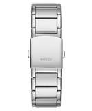 Guess Zeus Multifunction Diamonds Silver Dial Silver Steel Strap Watch for Men - GW0209G1 Buy Now By Guess