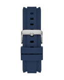 Guess Commander Blue Dial Blue Rubber Strap Watch for Men - GW0211G1 Buy Now By Guess