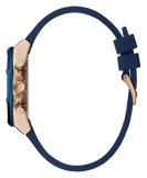 Guess Athena White Dial White Dial Blue Rubber Strap Watch For Women - GW0030L5 Buy Now By Guess