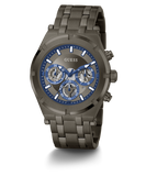 Guess Continental Grey Dial Grey Steel Strap Watch for Men - GW0260G3 Buy Now By Guess