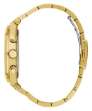 Guess Continental Gold Dial Gold Steel Strap Watch For Men - GW0260G4 Buy Now By Guess