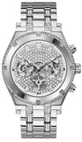 Guess Continental Silver Dial Silver Steel Strap Watch for Men - GW0261G1 Buy Now By Guess