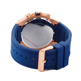 Guess Momentum Chronograph Blue Dial Blue Rubber Strap Watch for Men - GW0263G2 Buy Now By Guess
