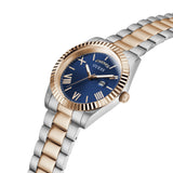 Guess Connoisseur Quartz Blue Dial Two Tone Steel Strap Watch For Men - GW0265G12 Buy Now By Guess