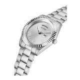 Guess Connoisseur Silver Dial Silver Steel Strap Watch for Men - GW0265G6 Buy Now By Guess