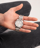 Guess Connoisseur Silver Dial Silver Steel Strap Watch for Men - GW0265G6 Buy Now By Guess