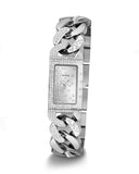 Guess MOD G Diamonds Silver Dial Silver Steel Strap Watch for Women - GW0294L1 Buy Now By Guess