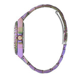 Guess Lady Frontier Diamonds Silver Dial Multicolor Steel Strap Watch for Women - GW0044L1 Buy Now By Guess