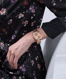 Guess Luna Diamonds Rose Gold Dial Rose Gold Steel Strap Watch for Women - GW0307L3 Buy Now By Guess