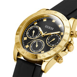 Guess Eclipse Multi Function Black Dial Black Rubber Strap Watch for Women - GW0315L1 Buy Now By Guess