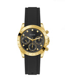 Guess Eclipse Multi Function Black Dial Black Rubber Strap Watch for Women - GW0315L1 Buy Now By Guess