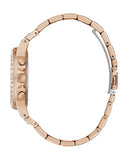 Guess Moonlight Multi Function Diamonds White Dial Rose Gold Steel Strap Watch for Women - GW0320L3 Buy Now By Guess