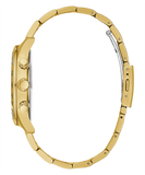 Guess Analog Chronograph Gold Dial Gold Steel Strap Watch for Men - GW0329G3 Buy Now By Guess