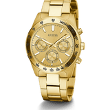 Guess Analog Chronograph Gold Dial Gold Steel Strap Watch for Men - GW0329G3 Buy Now By Guess