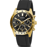 Guess Sport Multifunctional Black Dial Black Rubber Strap Watch for Men - GW0332G2 Buy Now By Guess