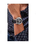 Guess Trophy Multifunction Black Dial Black Rubber Strap Watch for Men - GW0333G1 Buy Now By Guess