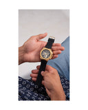 Guess Third Gear Multifunction Black Dial Black Rubber Strap Watch for Men - GW0334G2 Buy Now By Guess