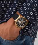 Guess Third Gear Analog Blue Dial Blue Rubber Strap Watch for Men - GW0334G3 Buy Now By Guess