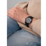 Guess Connoisseur Black Dial Black Silicone Strap Watch For Men - GW0335G1 Buy Now By Guess