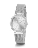 Guess Tapestry Diamonds Silver Dial Silver Mesh Bracelet Watch for Women - GW0354L1 Buy Now By Guess