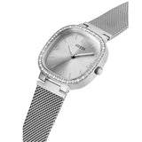 Guess Tapestry Diamonds Silver Dial Silver Mesh Bracelet Watch for Women - GW0354L1 Buy Now By Guess
