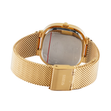 Guess Tapestry Diamonds Gold Dial Gold Mesh Bracelet Watch for Women - GW0354L2 Buy Now By Guess