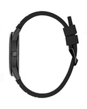 Guess Connoisseur Black Dial Black Leather Strap Watch For Men - GW0353G1 Buy Now By Guess