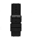 Guess Connoisseur Black Dial Black Leather Strap Watch For Men - GW0353G1 Buy Now By Guess
